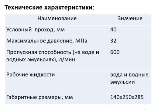 Клапан  предохранительный  КПВ