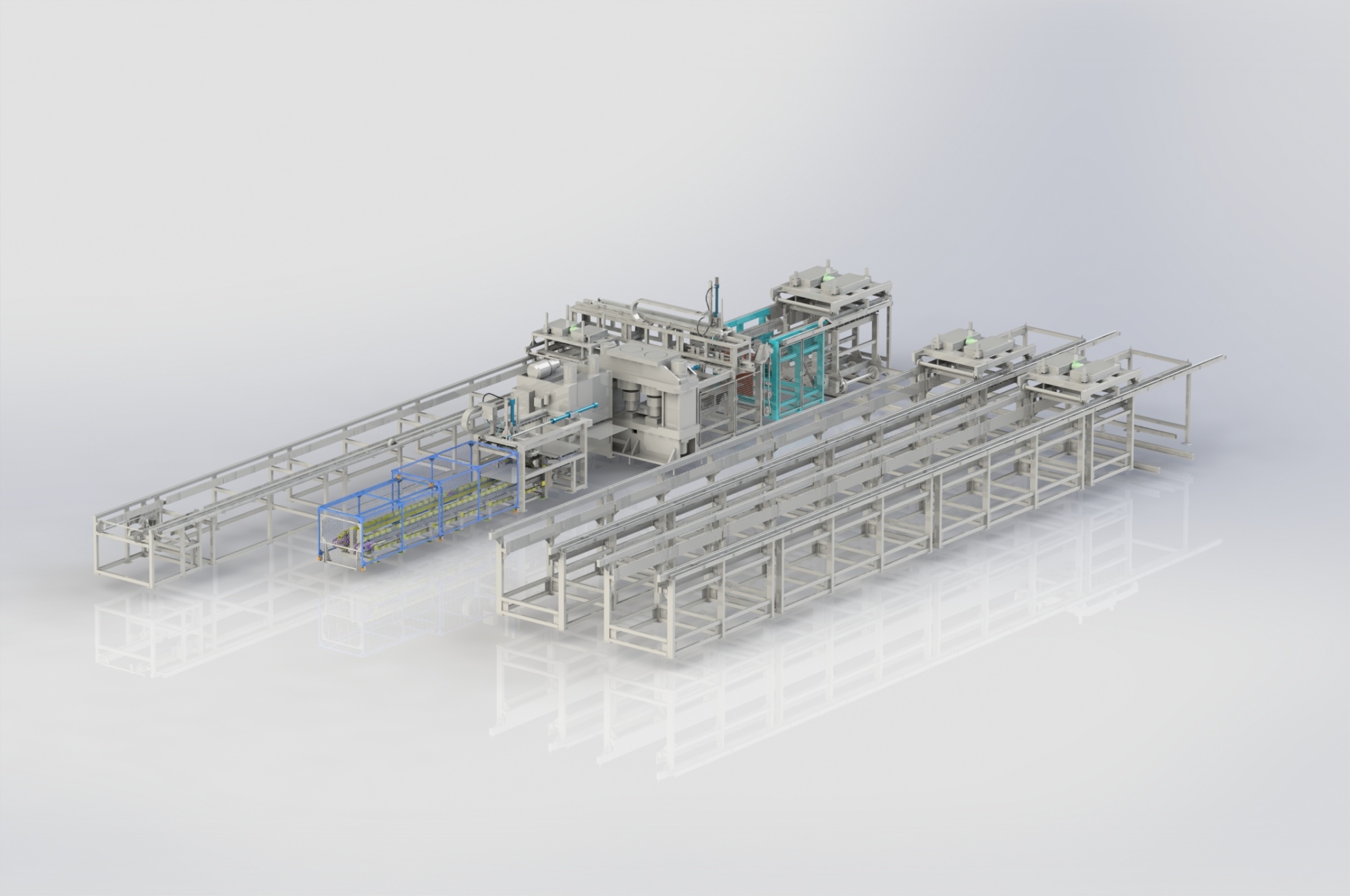 Линия подготовки анодов из катодов 
